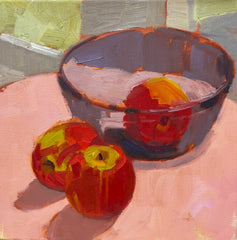 Apples in a Pyrex Bowl