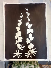 Umber Hollyhocks
