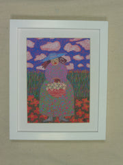 Gullah Girl in Blue Hat