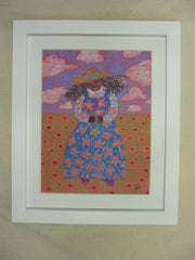 Gullah Girl in Straw Hat