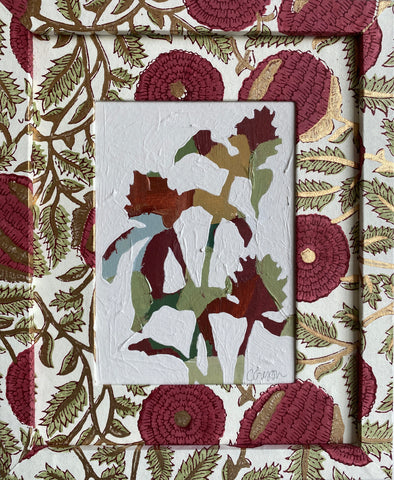 Gomphrena in Red