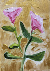 Floral Study in Gold