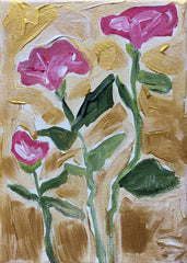 Floral Study in Gold