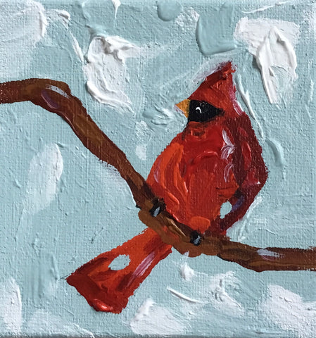 Snowy Day Cardinal