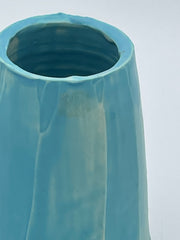 Turquoise Slip Vase