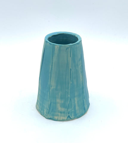 Turquoise Slip Vase