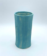 Turquoise Slip Vase