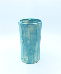 Turquoise Slip Vase