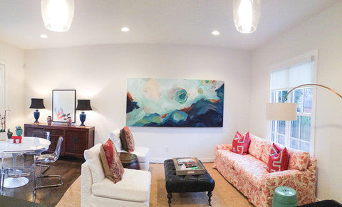  above: Commissioned painting by Deeann Rieves