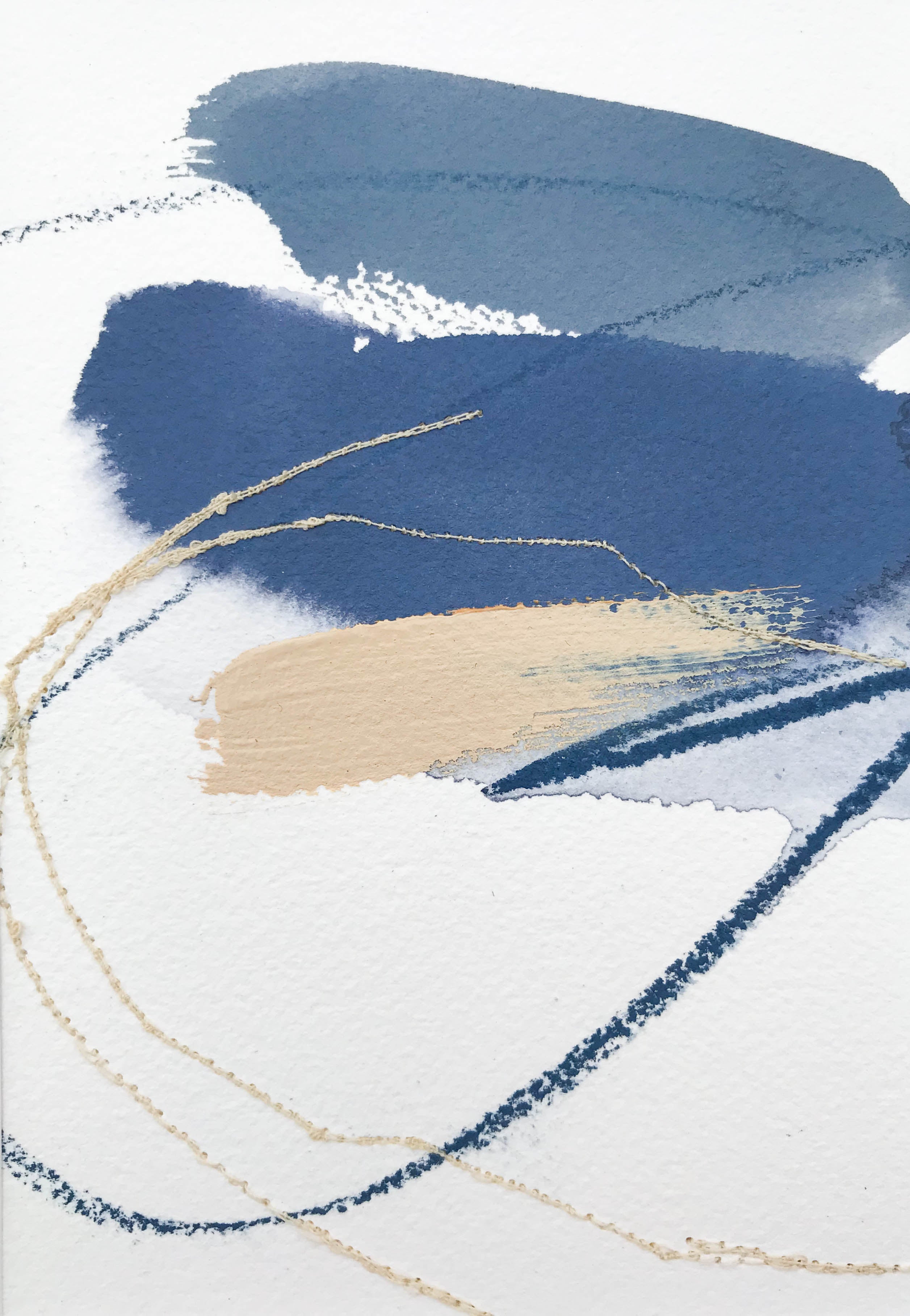 Color Study in Blue and Beige