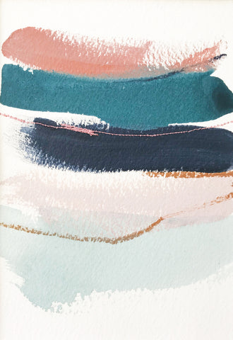 Color Study in Copper Teal and Indigo