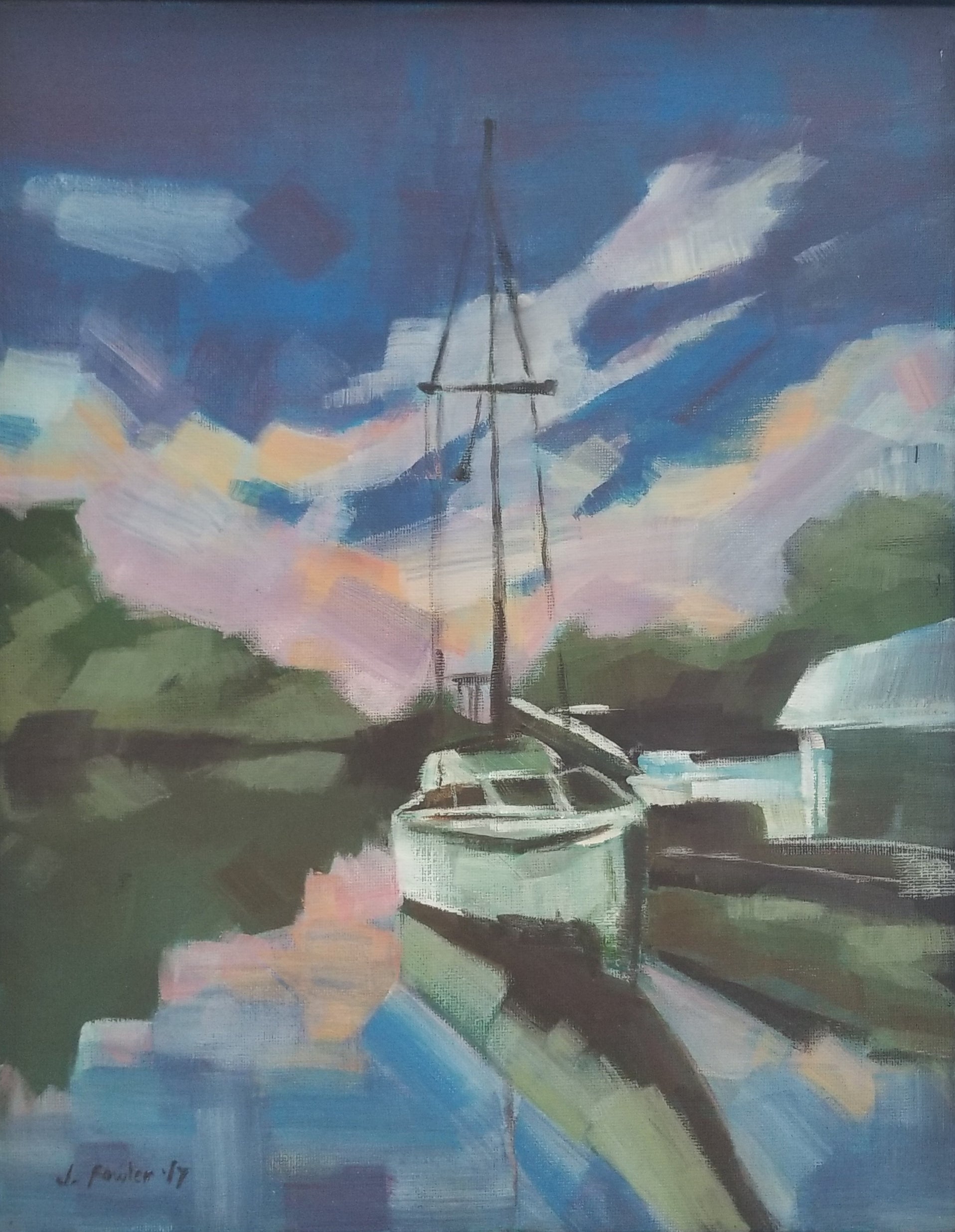 Sailboat at Sunset