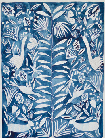 Garden, Indigo Series 02