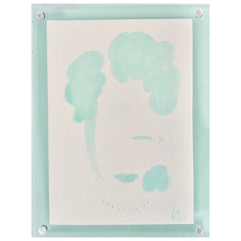 Little Seafoam Green Lady II