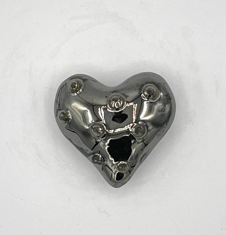 Mini Palladium Spike Heart