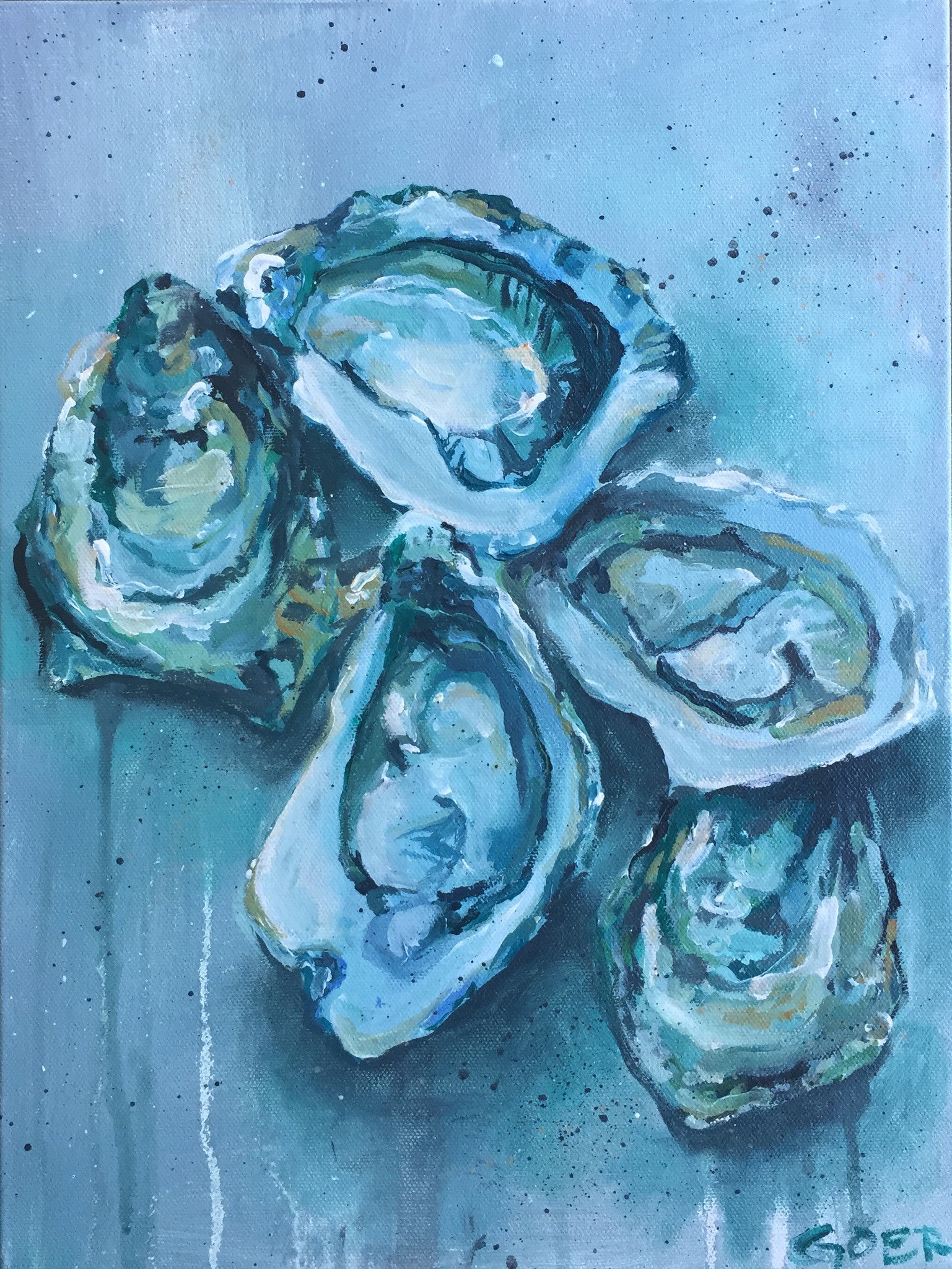 Oysters in Mist