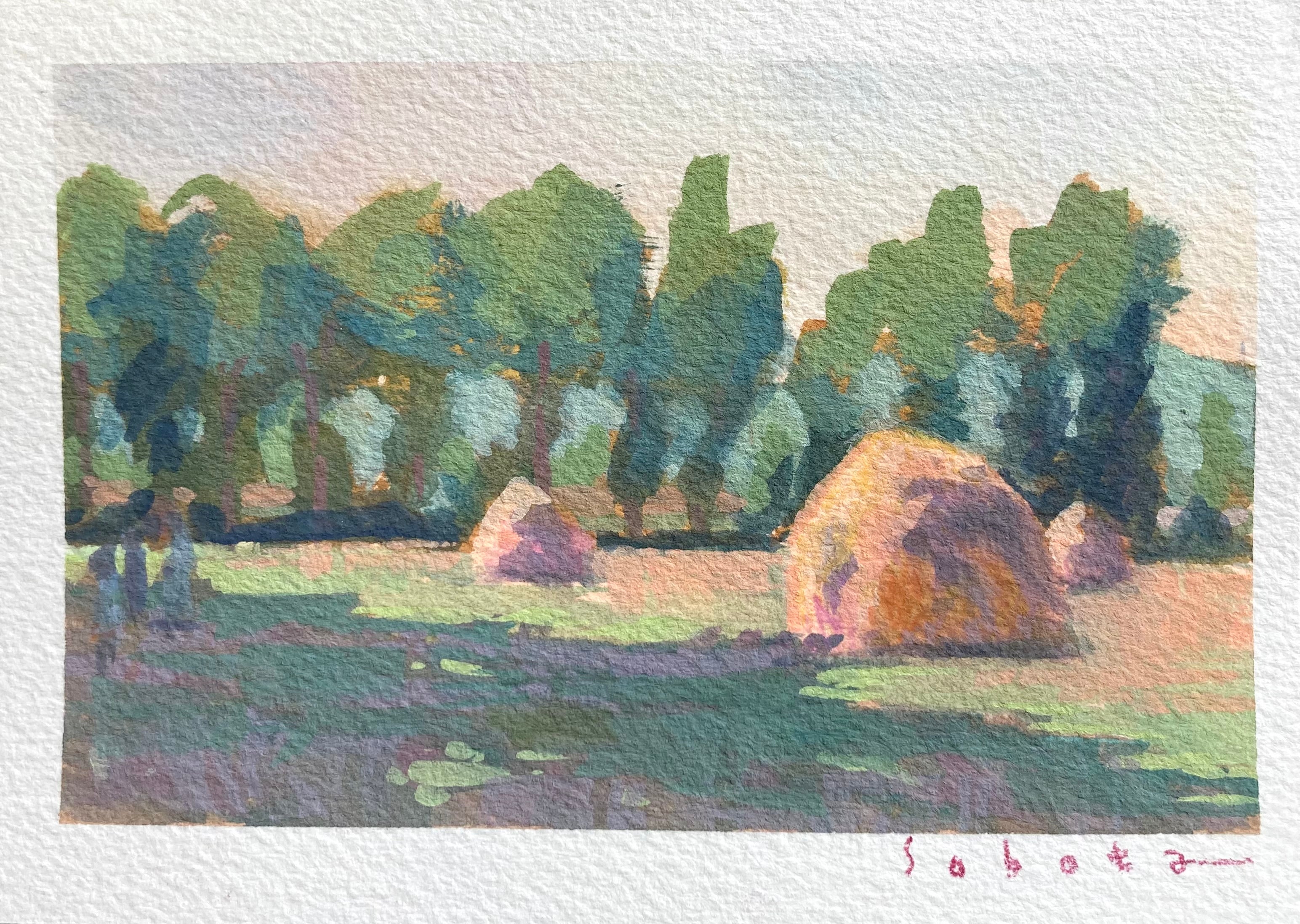 Haystack Study (After Monet)