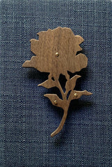 Single Stem Rose (Walnut) 9